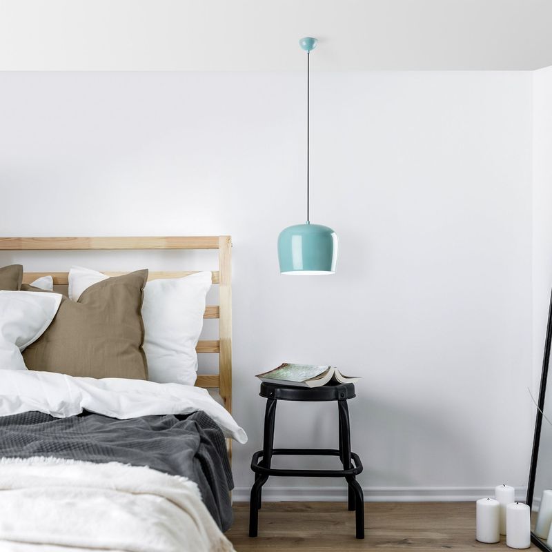 Casa si Gradina - Corpuri si surse de iluminat - Lustre si pendule - Candelabru, Opviq, metal, turcoaz, diametru 20 cm, inaltime reglabila 24-114 cm - Infinity.ro