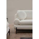 Casa si Gradina - Mobilier - Canapele si coltare - Canapele - Canapea 3 locuri, Hanah Home, lemn fag si pal, alb, 230x85x92 cm - Infinity.ro