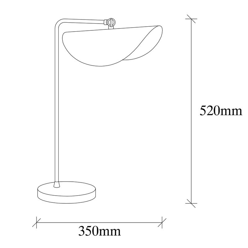 Casa si Gradina - Corpuri si surse de iluminat - Veioze si lampi - Veioze - Veioza, Opviq, metal, alb auriu, 17x35x52 cm - Infinity.ro