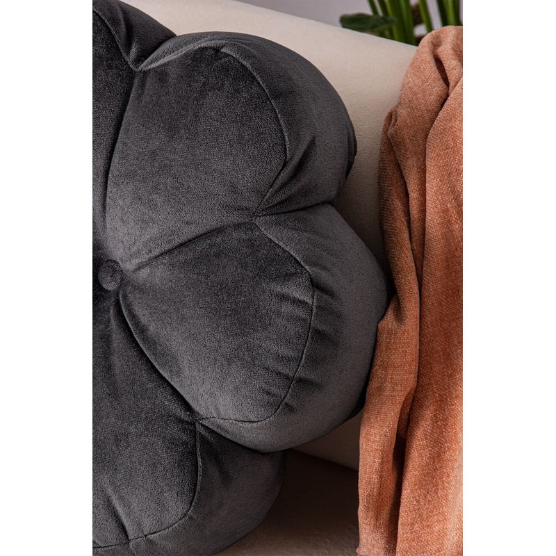 Casa si Gradina - Textile si covoare - Perne si pilote - Perne decorative - Perna decorativa, Atelier Del Sofa, catifea, antracit, 40x40 cm - Infinity.ro