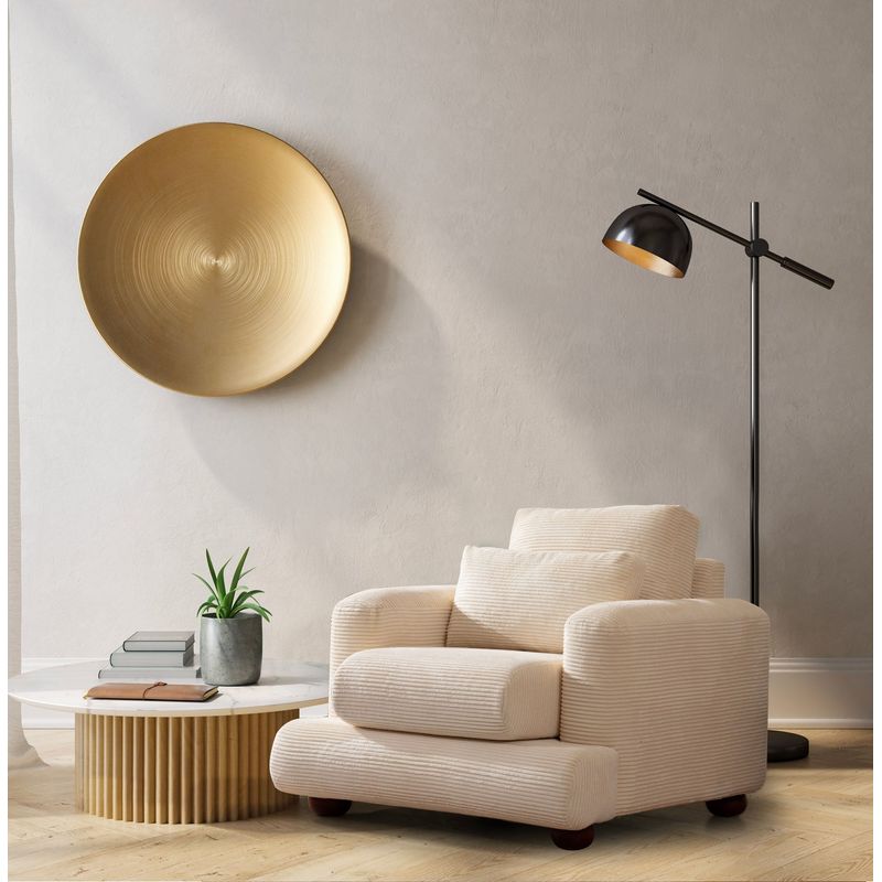 Casa si Gradina - Mobilier - Scaune si fotolii - Fotolii - Fotoliu, Atelier Del Sofa, lemn fag, bej, 100x105x90 cm - Infinity.ro