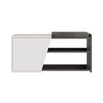 Casa si Gradina - Mobilier - Dulapuri si sifoniere - Dulapuri pantofi - Dulap pantofi, Hanah Home, pal melaminat, antracit si alb, 104.6x47.2x37.5 cm - Infinity.ro