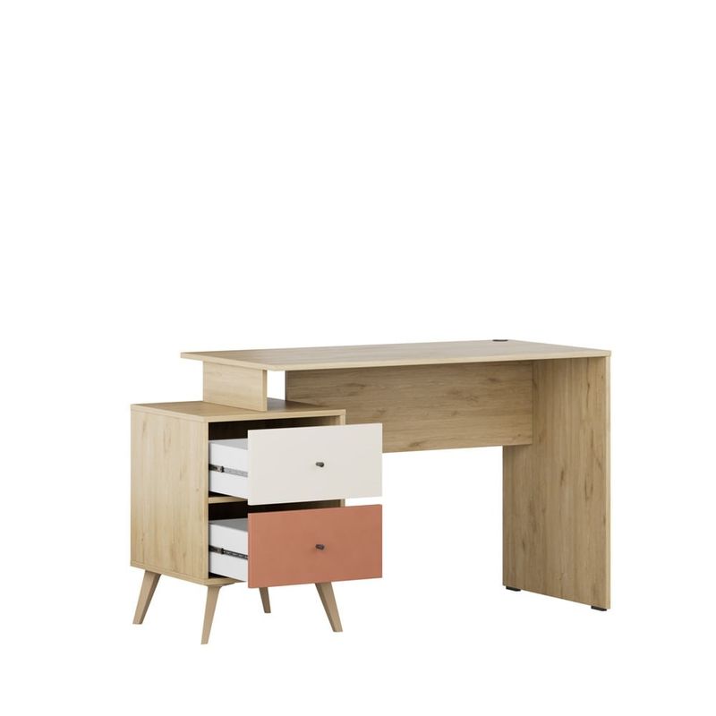 Casa si Gradina - Mobilier - Mese si birouri - Birouri - Birou, Hanah Home, pal melaminat, multicolor, 110x44x75 cm - Infinity.ro