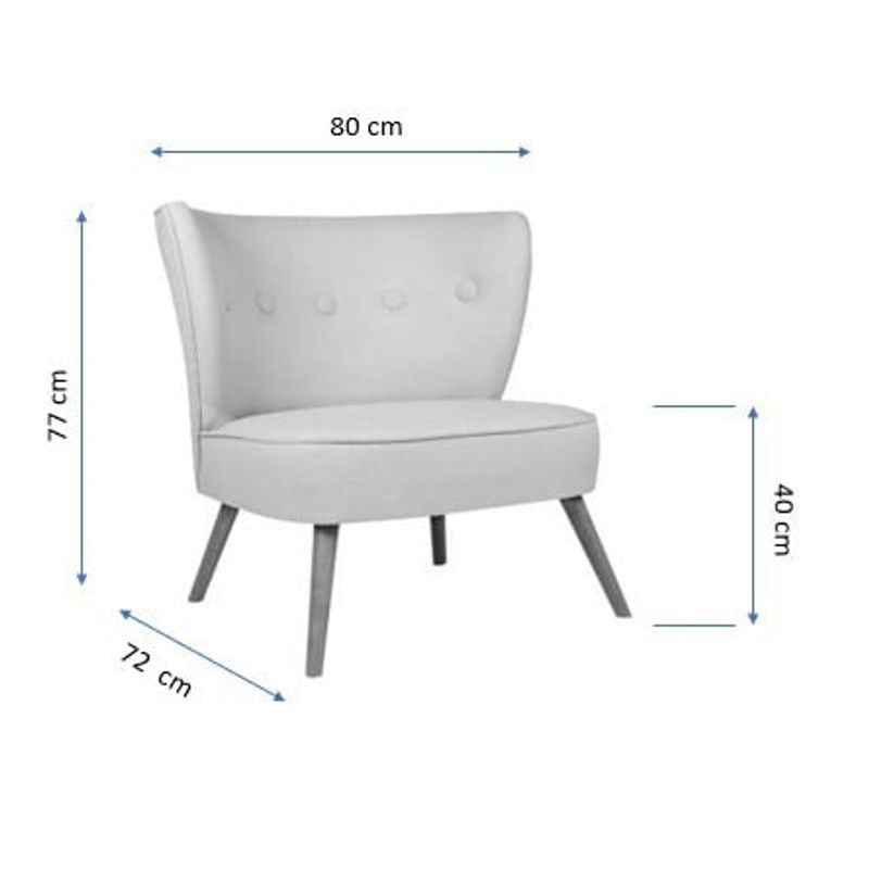 Casa si Gradina - Mobilier - Scaune si fotolii - Fotolii - Fotoliu cu aripi, Atelier Del Sofa, lemn masiv, rosu tigla, 80x77x72 cm - Infinity.ro