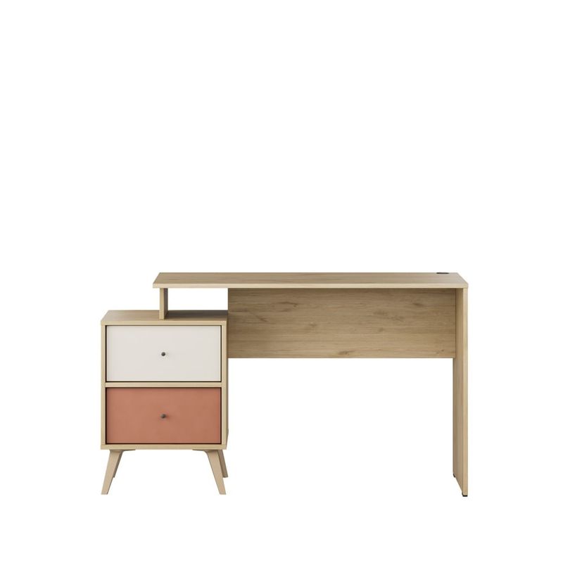 Casa si Gradina - Mobilier - Mese si birouri - Birouri - Birou, Hanah Home, pal melaminat, multicolor, 110x44x75 cm - Infinity.ro