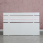 Casa si Gradina - Mobilier - Paturi si accesorii - Accesorii paturi - Tablie pat, Hanah Home, pal melaminat, alb, 180x3x100 cm - Infinity.ro