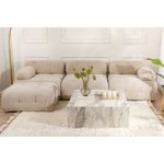 Casa si Gradina - Mobilier - Mese si birouri - Masute de cafea - Masuta de cafea, Hanah Home, mdf, marmura freesia, 90x35x90 cm - Infinity.ro