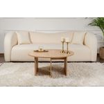 Casa si Gradina - Mobilier - Mese si birouri - Masute de cafea - Masuta de cafea, Hanah Home, pal melaminat, stejar, 90x41 cm - Infinity.ro
