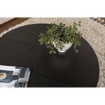 Casa si Gradina - Mobilier - Mese si birouri - Masute de cafea - Masa de cafea, Hanah Home, pal melaminat, wood black, 90x41 cm - Infinity.ro