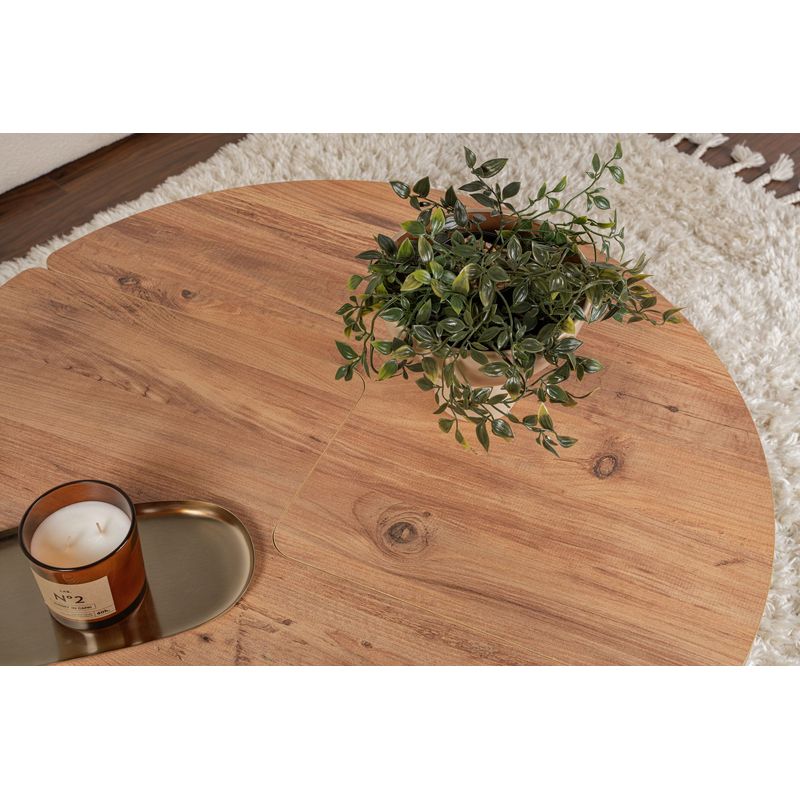 Casa si Gradina - Mobilier - Mese si birouri - Masute de cafea - Masa de cafea, Hanah Home, PAL melaminat, pin atlantic, 90x41 cm - Infinity.ro