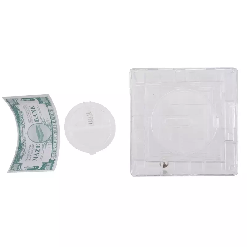 Carti si Birotica - Birotica - Accesorii de birou - Pusculite - Pusculita amuzanta tip puzzle, 9x9 cm, Gonga® Transparent - Infinity.ro