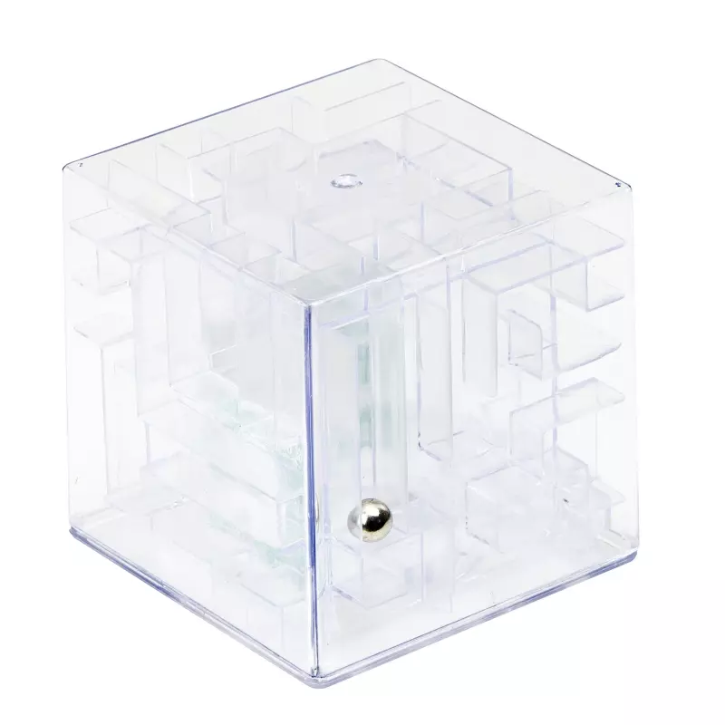 Carti si Birotica - Birotica - Accesorii de birou - Pusculite - Pusculita amuzanta tip puzzle, 9x9 cm, Gonga® Transparent - Infinity.ro