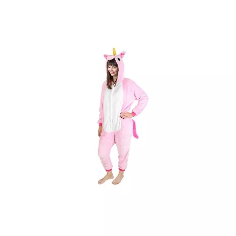 Fashion, accesorii si bijuterii - Femei - Lenjerie si pijamale femei - Pijamale femei - Pijama intreaga pentru adulti, Gonga® M Roz - Infinity.ro