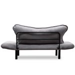 Casa si Gradina - Mobilier - Canapele si coltare - Canapele - Canapea extensibila 2 locuri, Hanah Home, metal si poliester, gri, 150x75x70 cm - Infinity.ro