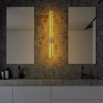 Casa si Gradina - Corpuri si surse de iluminat - Plafoniere, aplice si spoturi - Aplica, Opviq, metal, gri, 91x10x7 cm, led 13w - Infinity.ro