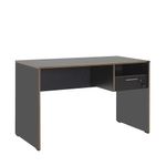 Casa si Gradina - Mobilier - Mese si birouri - Birouri - Birou, Hanah Home, panou de particule melaminat, antracit si stejar, 120x60x75 cm - Infinity.ro