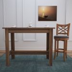Casa si Gradina - Mobilier - Mese si birouri - Mese bucatarie si dining - Masa de dining, Hanah Home, pal melaminat, nuc, 120x60x93 cm - Infinity.ro