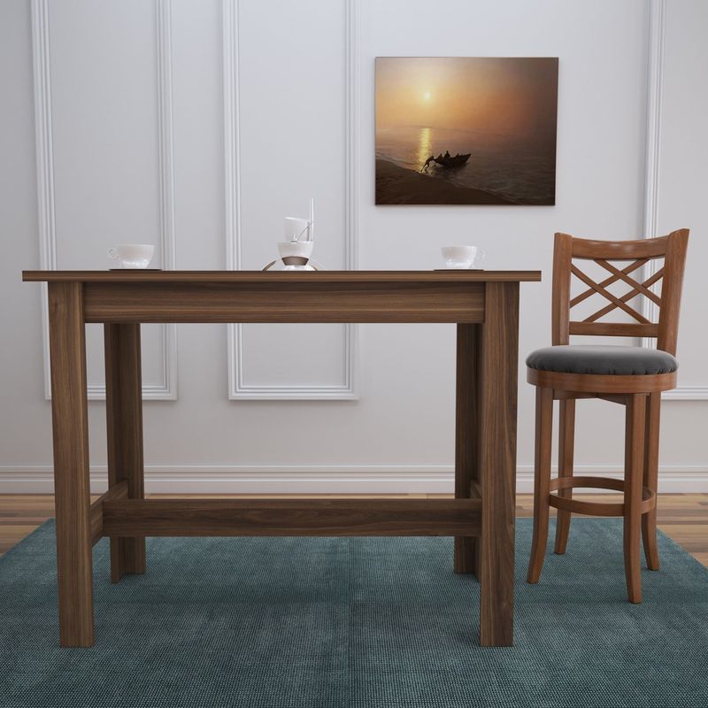 Casa si Gradina - Mobilier - Mese si birouri - Mese bucatarie si dining - Masa de dining, Hanah Home, pal melaminat, nuc, 120x60x93 cm - Infinity.ro