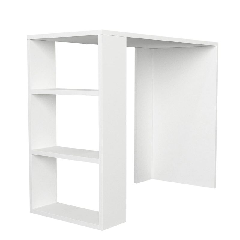 Casa si Gradina - Mobilier - Mese si birouri - Birouri - Birou de studiu, Hanah Home, pal melaminat, alb, 90x40x74 cm - Infinity.ro