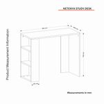 Casa si Gradina - Mobilier - Mese si birouri - Birouri - Birou de studiu, Hanah Home, pal melaminat, alb, 90x40x74 cm - Infinity.ro
