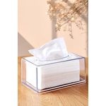 Market - Curatenie si intretinere casa - Produse bucatarie - Prosoape de hartie si servetele - Suport servetele, Hermia, plastic, transparent, 21x12x9 cm - Infinity.ro