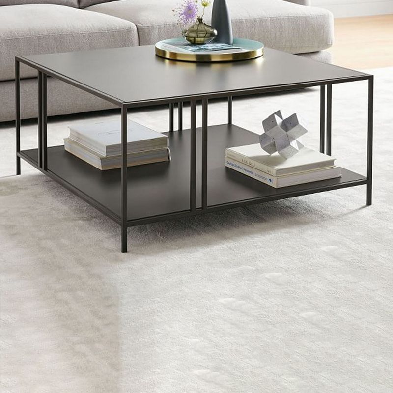 Casa si Gradina - Mobilier - Mese si birouri - Masute de cafea - Masuta de cafea, Hanah Home, pal melaminat, negru, 80x80x40 cm - Infinity.ro