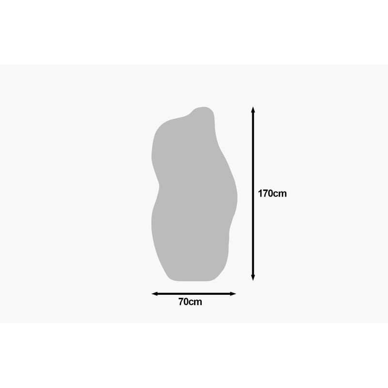 Casa si Gradina - Decoratiuni - Oglinzi - Oglinda, Hanah Home, mdf, nisip, 70x175x2.2 cm - Infinity.ro