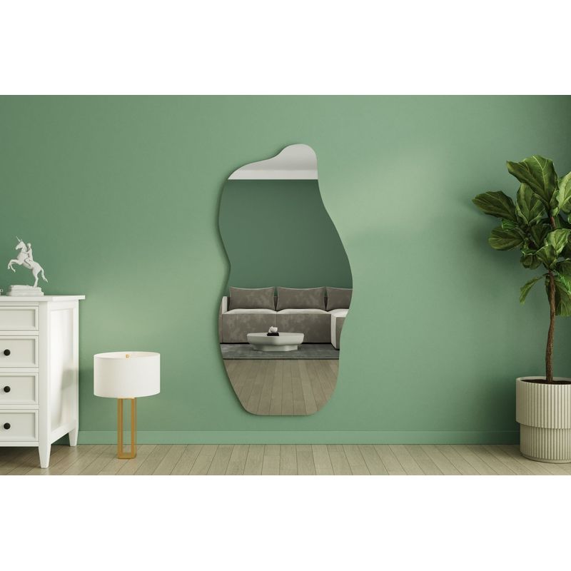 Casa si Gradina - Decoratiuni - Oglinzi - Oglinda, Hanah Home, mdf, nisip, 70x175x2.2 cm - Infinity.ro