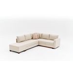 Casa si Gradina - Mobilier - Canapele si coltare - Coltare - Coltar extensibil, Atelier Del Sofa, bumbac poliester, crem, 280x210x83 cm - Infinity.ro