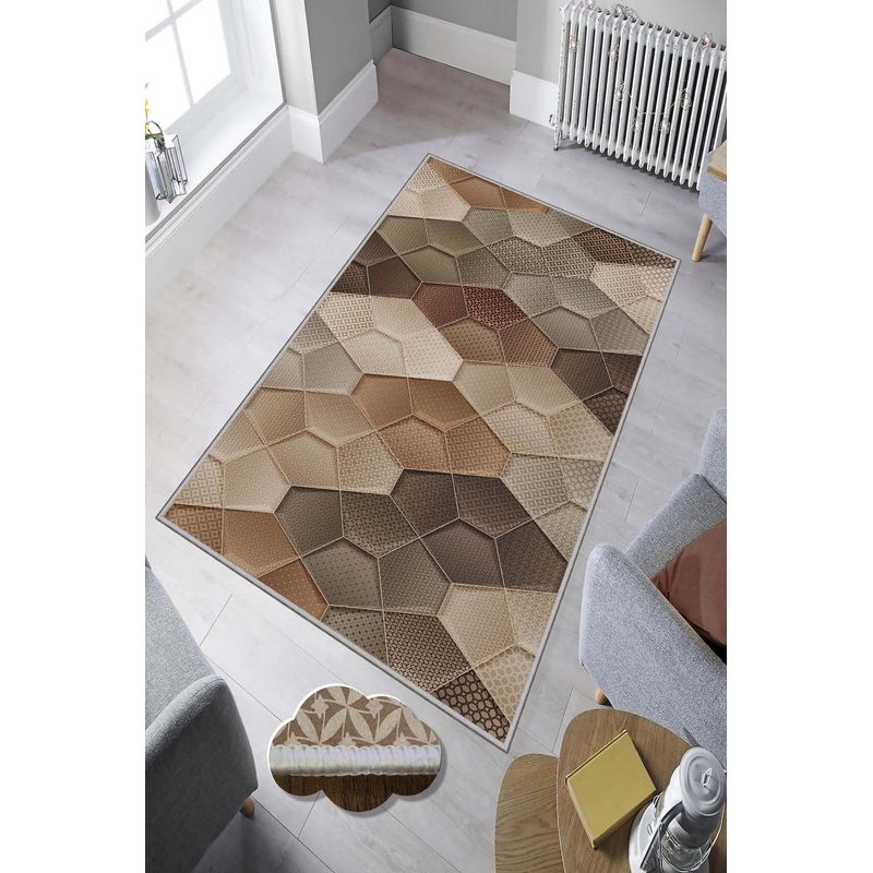 Casa si Gradina - Textile si covoare - Covoare - Covoare casa - Covor, Conceptum Hypnose, multicolor, 50x80 cm, 100% poliester, antiderapant, 478HFT2256 - Infinity.ro