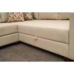 Casa si Gradina - Mobilier - Canapele si coltare - Coltare - Coltar extensibil, Atelier Del Sofa, bumbac poliester, crem, 280x210x83 cm - Infinity.ro