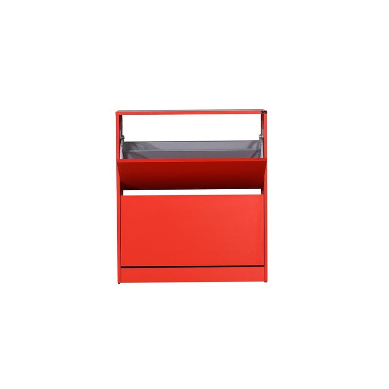 Casa si Gradina - Mobilier - Dulapuri si sifoniere - Dulapuri pantofi - Dulap pantofi, Hanah Home, pal melaminat, rosu, 73x26x84 cm - Infinity.ro