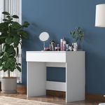 Casa si Gradina - Mobilier - Comode si corpuri - Masute de toaleta - Masa de machiaj, Hanah Home, PAL melaminat, alb, 90x45x76.8 cm, 893RAN5401 - Infinity.ro