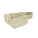 Casa si Gradina - Mobilier - Canapele si coltare - Coltare - Coltar, Hanah Home, lemn fag si pal, verde, 300x150x100 cm - Infinity.ro