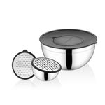 Casa si Gradina - Bucatarie si vesela - Organizare si depozitare bucatarie - Cutii alimentare - Set cutii de depozitare alimentara, Hermia, otel inoxidabil, otel, 26x26x13.5 cm, 6 piese - Infinity.ro