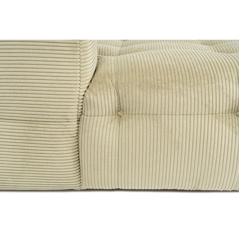 Casa si Gradina - Mobilier - Canapele si coltare - Coltare - Coltar, Hanah Home, lemn fag si pal, verde, 300x150x100 cm - Infinity.ro