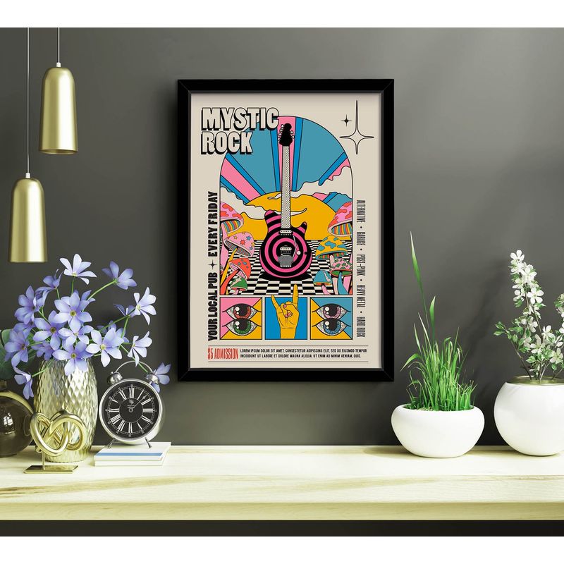 Casa si Gradina - Decoratiuni - Tablouri - Tablou decorativ inramat, Wallxpert, mdf, multicolor, 38x53 cm, 122RMF1247 - Infinity.ro