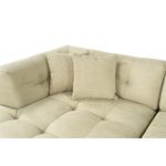 Casa si Gradina - Mobilier - Canapele si coltare - Coltare - Coltar, Hanah Home, lemn fag si pal, verde, 300x150x100 cm - Infinity.ro