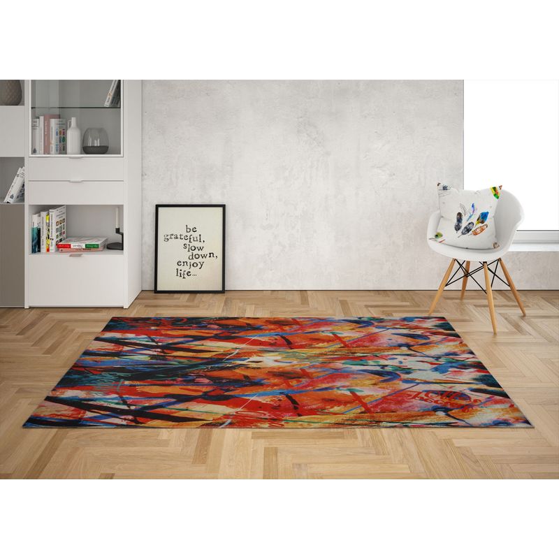 Casa si Gradina - Textile si covoare - Covoare - Covorase intrare - Covoras de intrare, Conceptum Hypnose, multicolor, 80x150 cm, 100% poliester, antiderapant, 530HFT1278 - Infinity.ro
