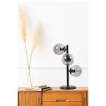 Casa si Gradina - Corpuri si surse de iluminat - Veioze si lampi - Veioze - Veioza, Opviq, metal, negru, 20x55 cm - Infinity.ro