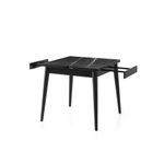 Casa si Gradina - Mobilier - Mese si birouri - Mese bucatarie si dining - Masa extensibila, Hanah Home, PAL melaminat, marmura neagra, 80x80x75 cm, extensibila la 160 cm - Infinity.ro