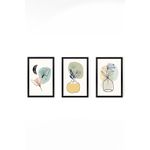 Casa si Gradina - Decoratiuni - Tablouri - Set tablouri decorative, Wallxpert, mdf, multicolor, 33x48 cm, 3 piese, 883TLD1478 - Infinity.ro
