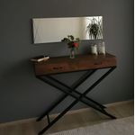 Casa si Gradina - Decoratiuni - Oglinzi - Oglinda, Hanah Home, mdf, argintiu, 35x105 cm, 552NOS2195 - Infinity.ro