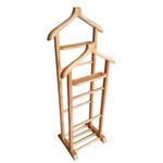 Casa si Gradina - Mobilier - Organizare si depozitare - Umerase si valeti - Valet, Hanah Home, lemn masiv, natural, 33.5x46x120 cm - Infinity.ro