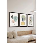 Casa si Gradina - Decoratiuni - Tablouri - Set tablouri decorative, Wallxpert, mdf, multicolor, 33x48 cm, 3 piese, 883TLD1478 - Infinity.ro
