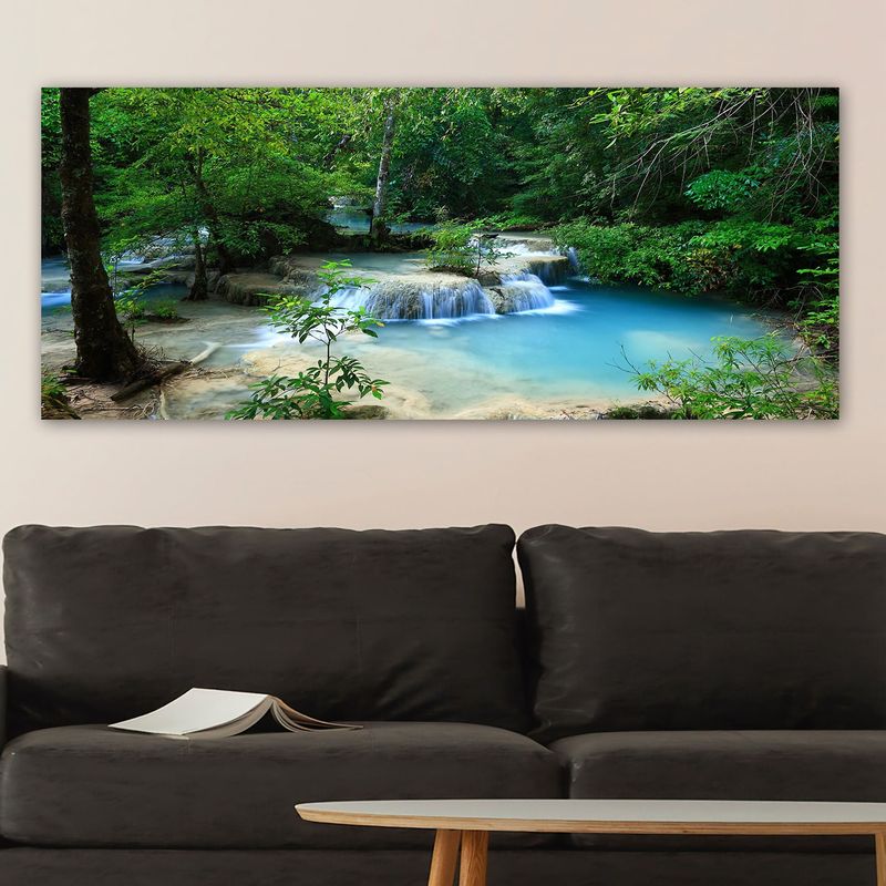 Casa si Gradina - Decoratiuni - Tablouri - Tablou decorativ pe panza, Wallxpert, canvas, multicolor, 50x120 cm, 451ERN1704 - Infinity.ro