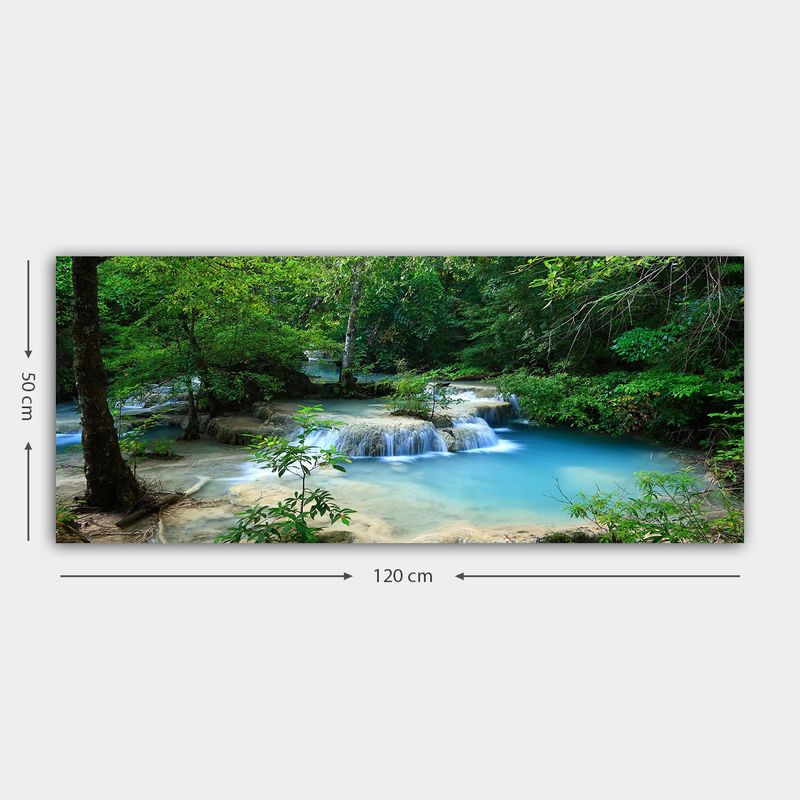 Casa si Gradina - Decoratiuni - Tablouri - Tablou decorativ pe panza, Wallxpert, canvas, multicolor, 50x120 cm, 451ERN1704 - Infinity.ro