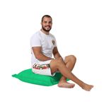 Casa si Gradina - Gradina si terasa - Mobilier exterior - Perne decorative exterior - Puf exterior, Hanah Home, poliester impermeabil, verde, 70x70 cm - Infinity.ro