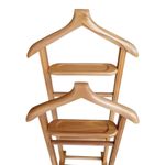 Casa si Gradina - Mobilier - Organizare si depozitare - Umerase si valeti - Valet, Hanah Home, lemn masiv, natural, 33.5x46x120 cm - Infinity.ro
