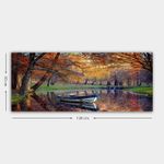 Casa si Gradina - Decoratiuni - Tablouri - Tablou decorativ, Wallxpert, canvas, multicolor, 50x120 cm - Infinity.ro